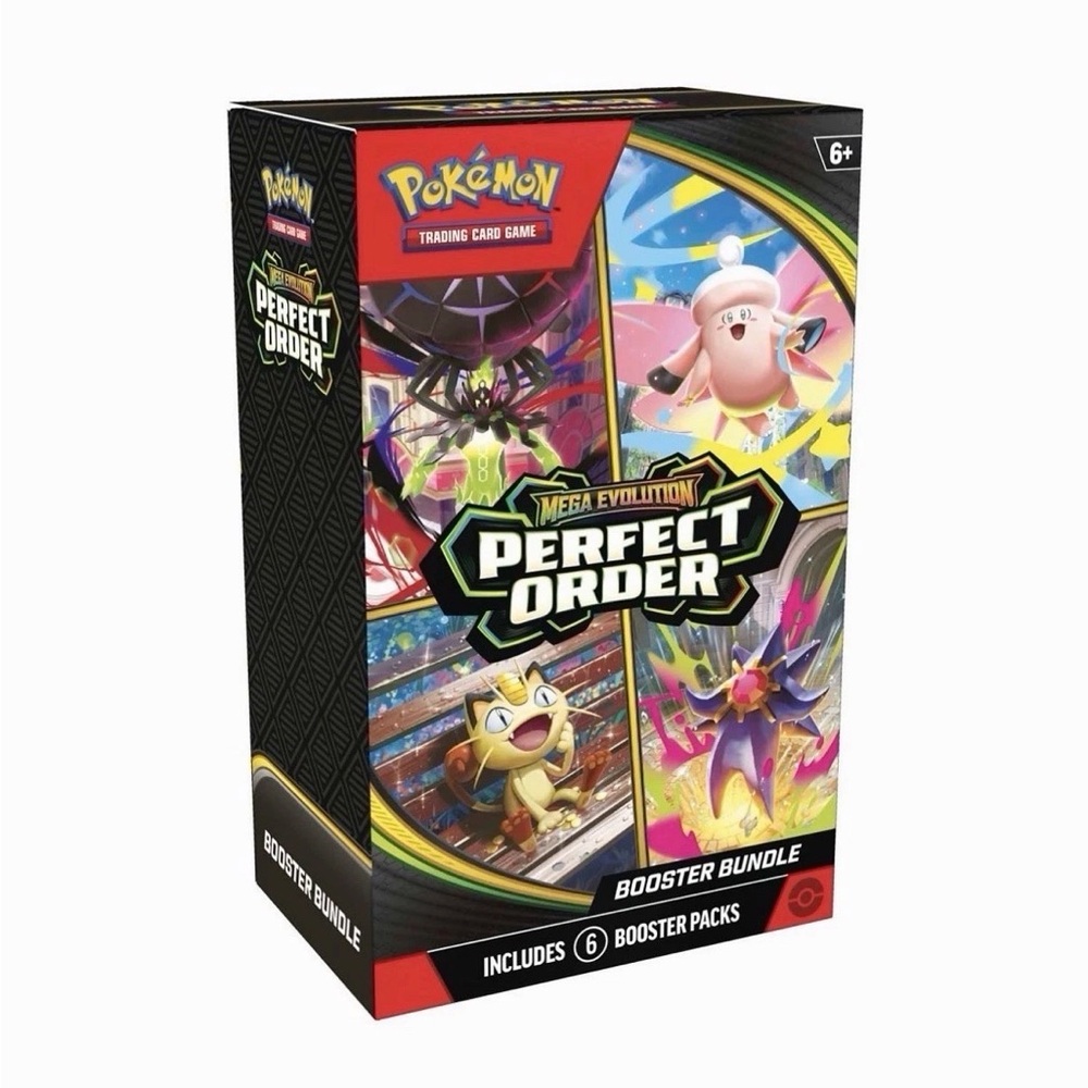 Pokémon TCG: Mega Evolution-Perfect Order Booster Bundle (6 Packs)